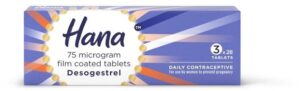 HANA tablets 75mcg 84