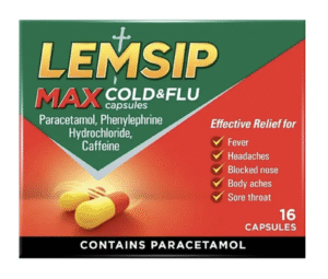Lemsip Max Cold & Flu Capsules (Pack of 16)