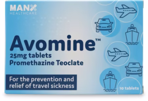 Avomine Promethazine Tablets 25mg (Pack of 28)