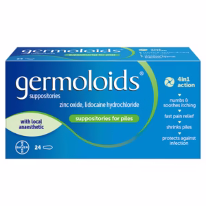 Germoloids Triple Action Suppositories (Pack of 24)