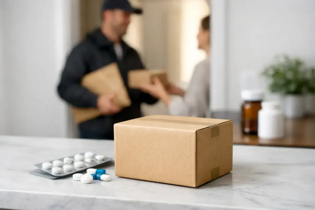 Discreet Prescription Delivery in Plain Packaging